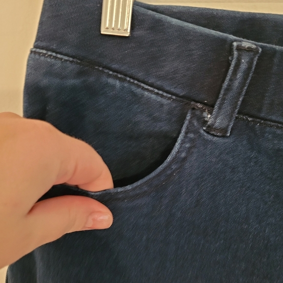 Betabrand pull on denim pants slightly flared leg size XL petite - Picture 5 of 14